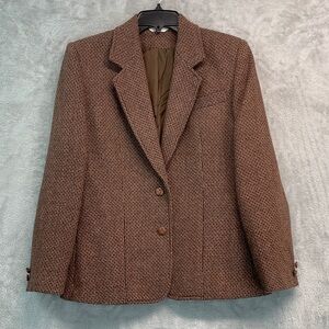 Vintage Wool Blend Blazer Size M